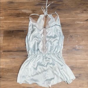 VS LACE SATIN ROMPER-GORGEOUS